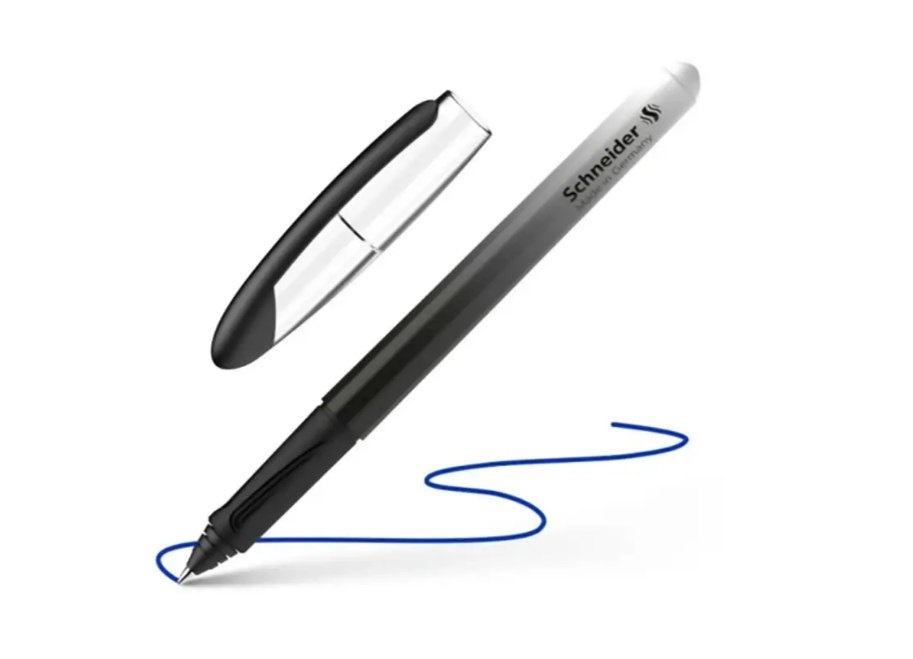 Ручка-ролер Schneider Voyage корпус чорно-білий
