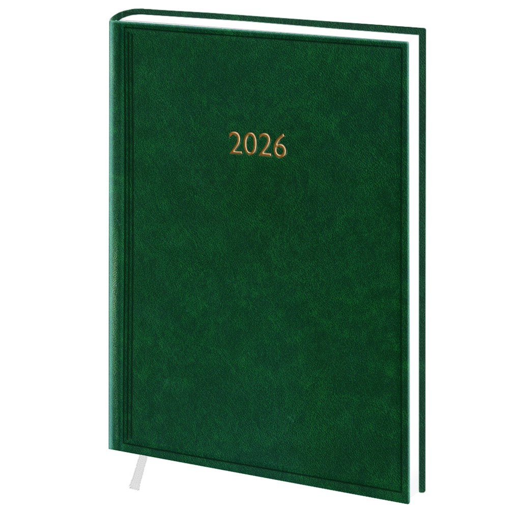 Ежедневник дат. Стандарт Macanet зелёный