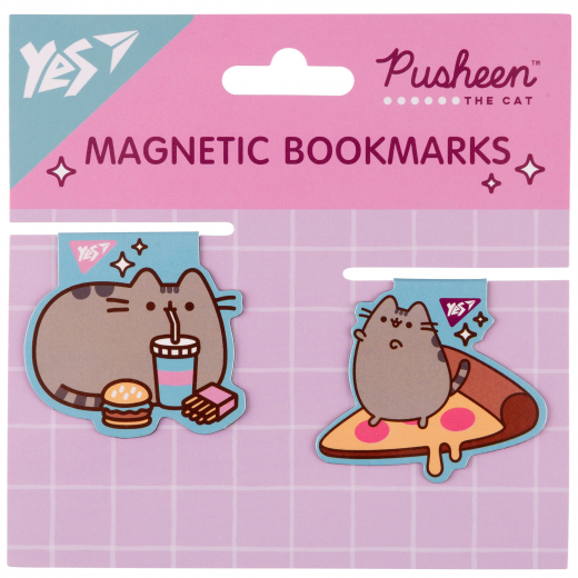 Закладки магнітні YES Pusheen food, 2шт