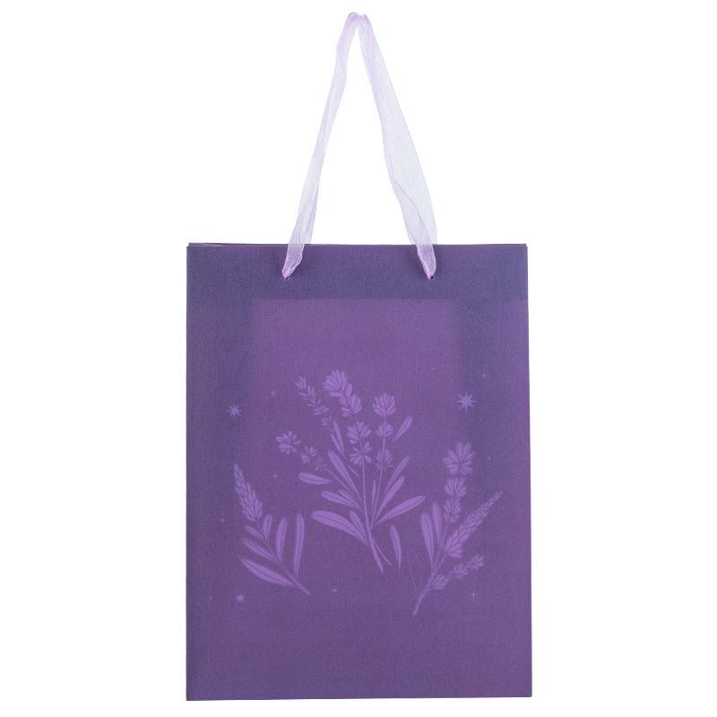 Пакет пластиковий подарочный 25х19 см, Lavender-2