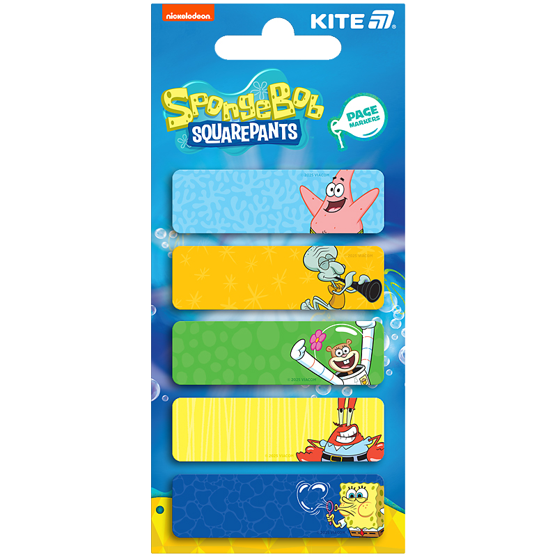 Стікери-закладки Kite SB 50*15*100 арк папір 5 кольорів