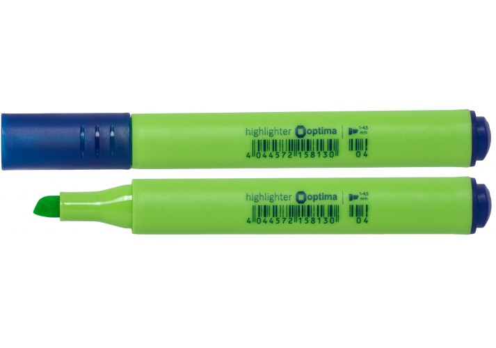 Маркер текстовый Optima 2-3 мм зеленый