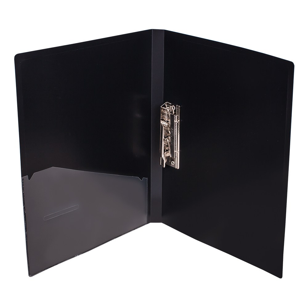 Папка з боковим притиском Economix Light, чорна