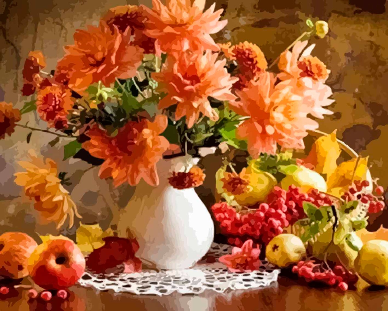 Картина за номерами 40х50 Натюрморт осені