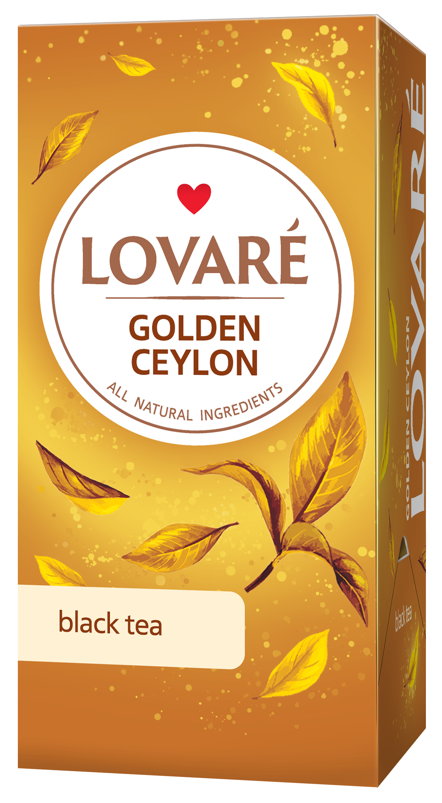 Чай чорний Lovare Golden Ceylon, 24шт