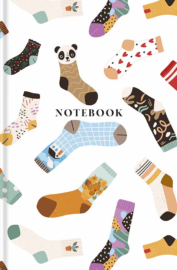 Блокнот А6 80 арк інт обкл клітинка заокр кутки мат лам УФ лак 7016 MonAmi Асорті