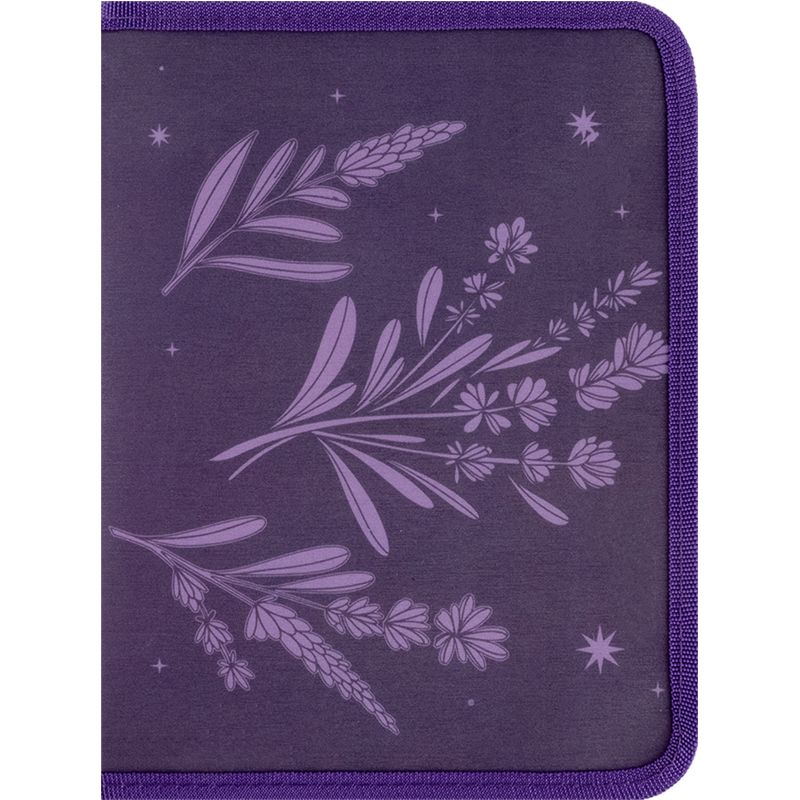Папка об'ємна на блискавці A5+ Axent Lavender-1