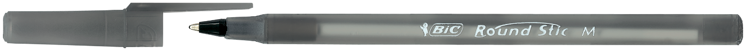 Ручка масляна BIC Round Stic 1,0 чорна