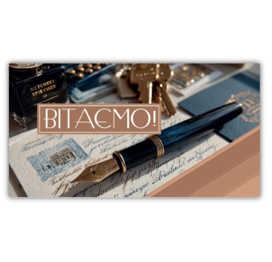 Листівка-конверт чоловіча Вітаю 00285