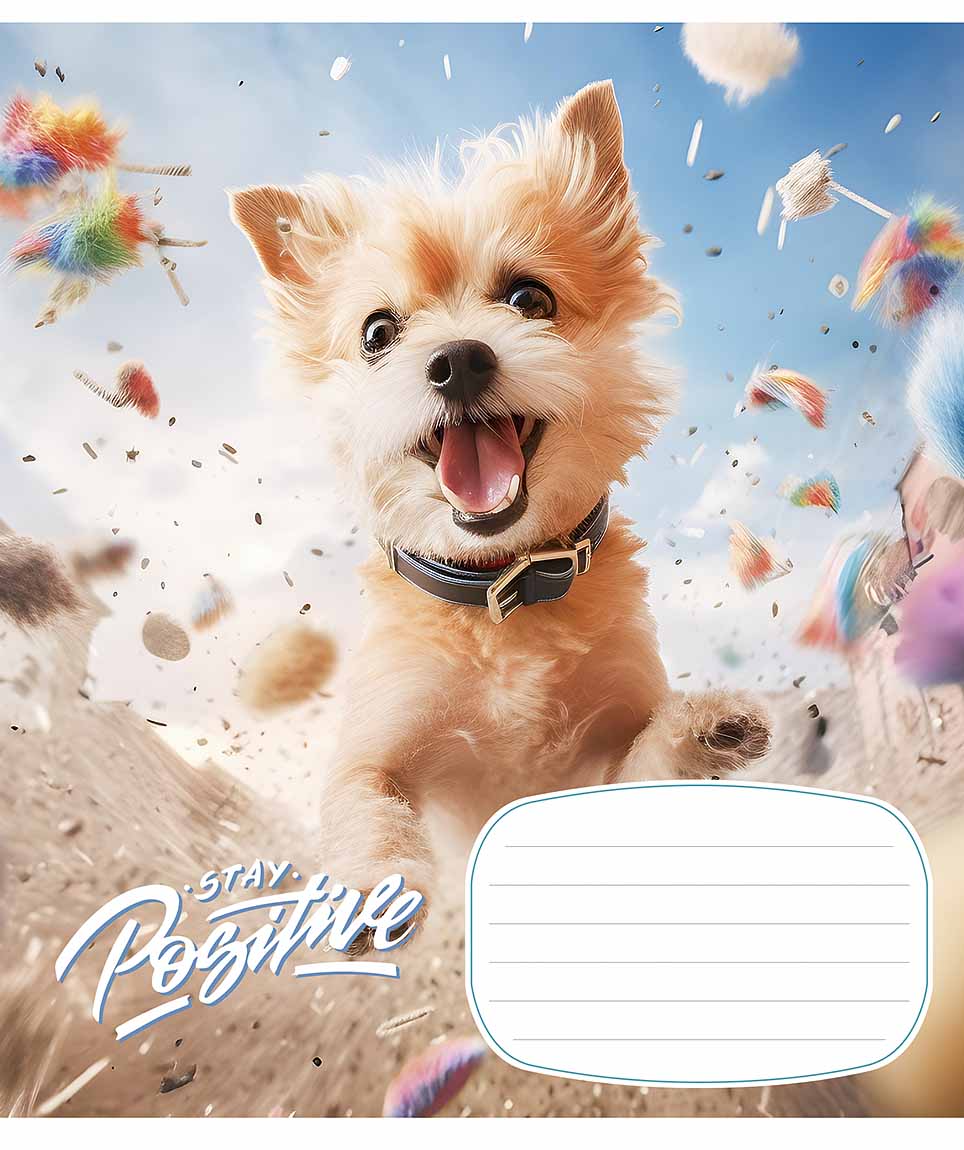 Тетрадь 12 л клетка 3320 Positive 2024 уни