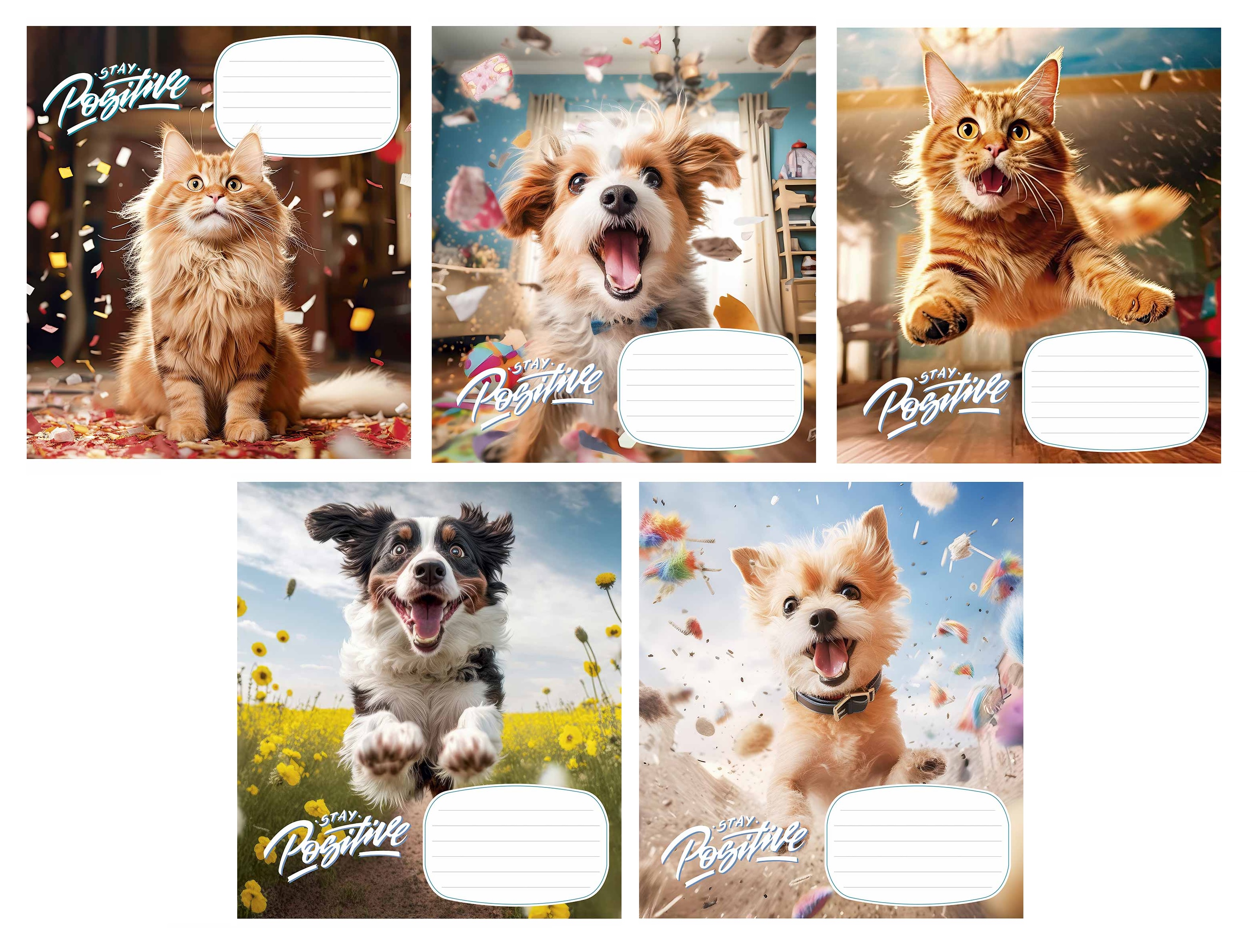 Тетрадь 12 л клетка 3320 Positive 2024 уни