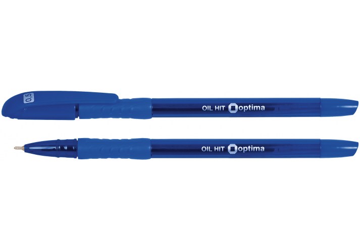 Ручка масляна Optima Oil Pro Hit 0,5 синя
