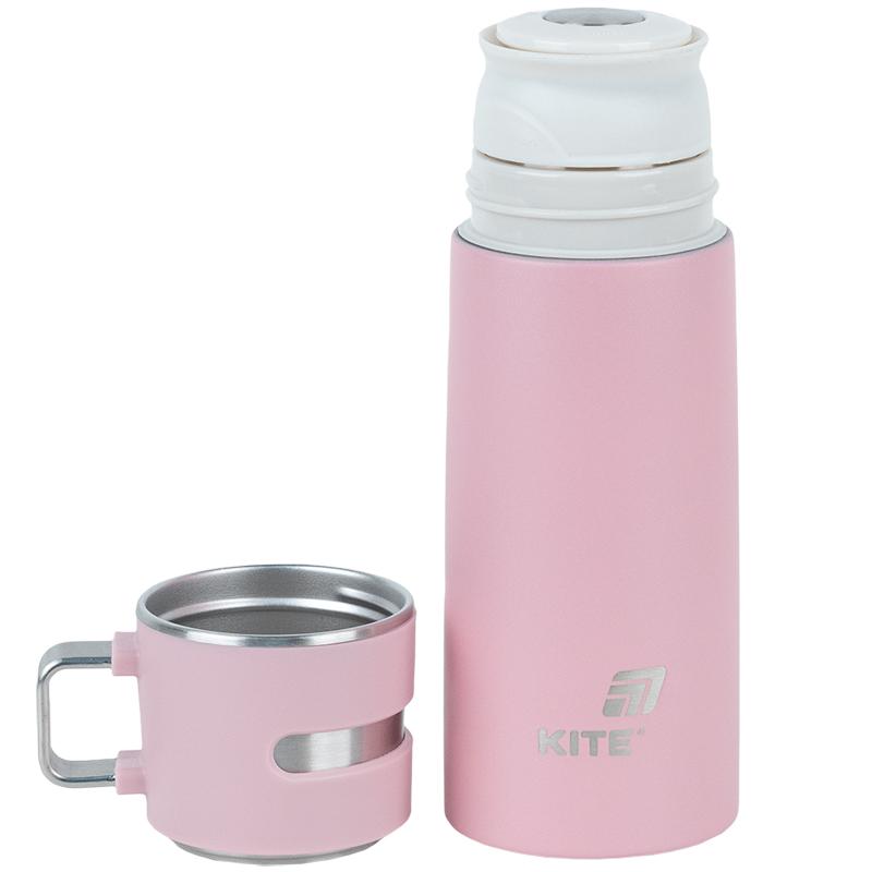 Термос 350 мл рожевий