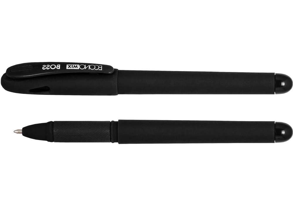 Ручка гелева Economix Boss 1,0 чорна