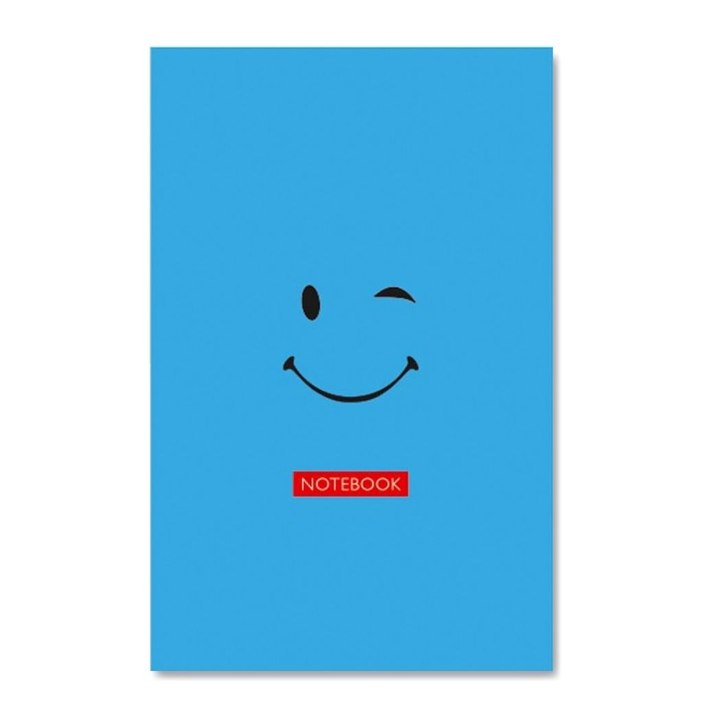 Блокнот А6 48 арк скоба клітинка картон Асорті