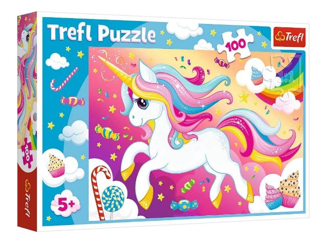 Пазли 100 Гарний єдиноріг