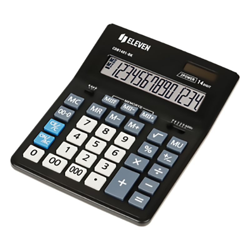 Калькулятор Eleven CDB-1401 BK 14 разр.