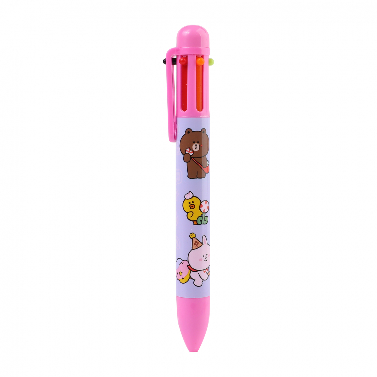 Ручка кулькова автомат Yes Line Friends 0,7 6 кольорів