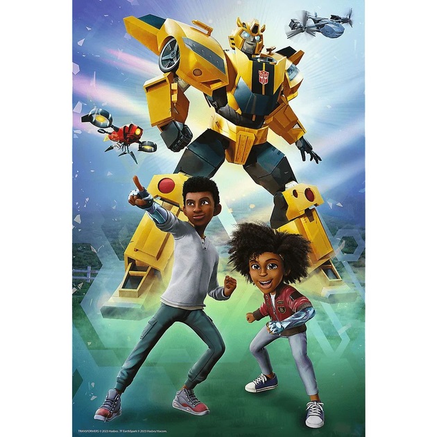 Пазли 100 елементів Команда роботів