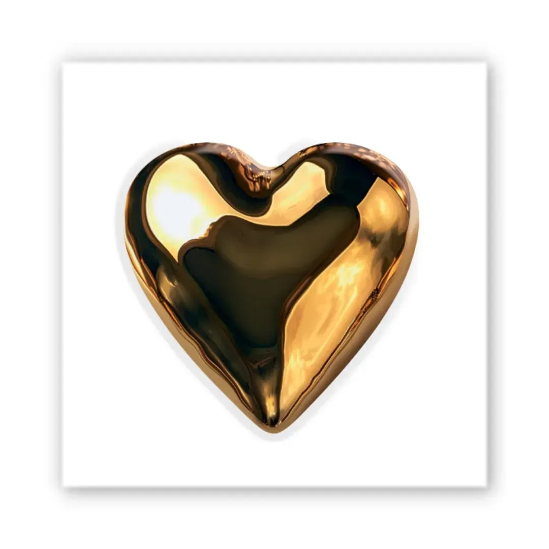 3D-стікер Golden Heart