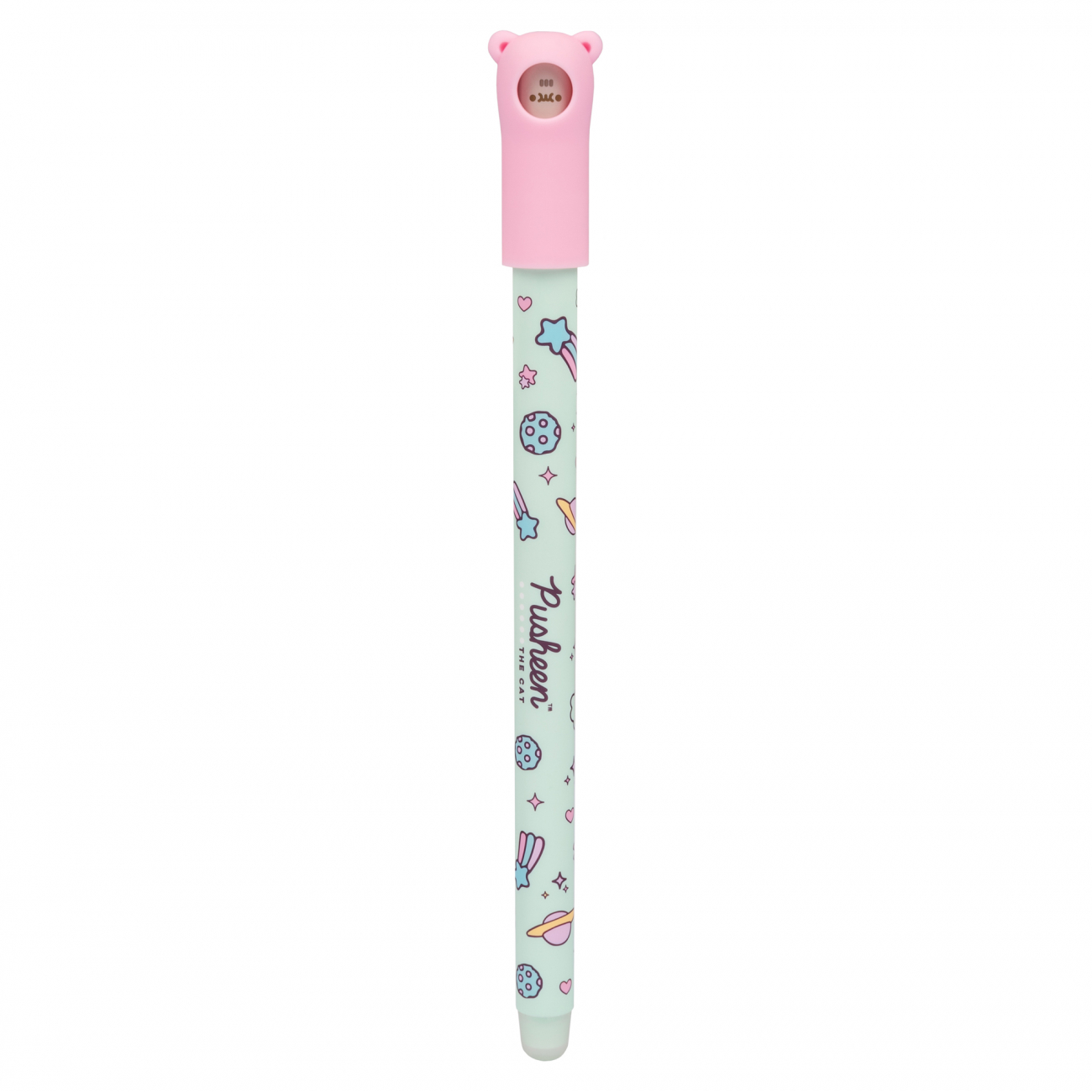 Ручка гелевая пиши-стирай Yes Pusheen.Cat 0,5 синяя