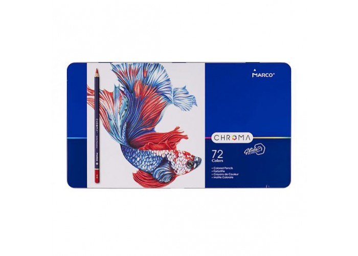Олівці Marco Chroma метал пенал 72 кол
