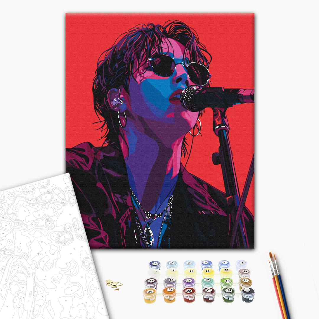 Картина за номерами 40×50 см K-pop айдол