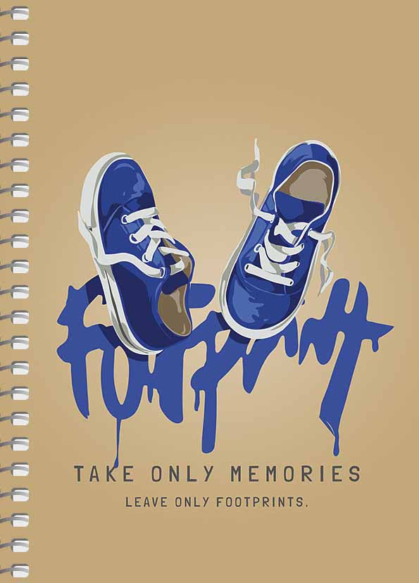 Блокнот А6 80 арк спіраль клітинка крафт обкл крем блок STUDENT 6119 Асорті