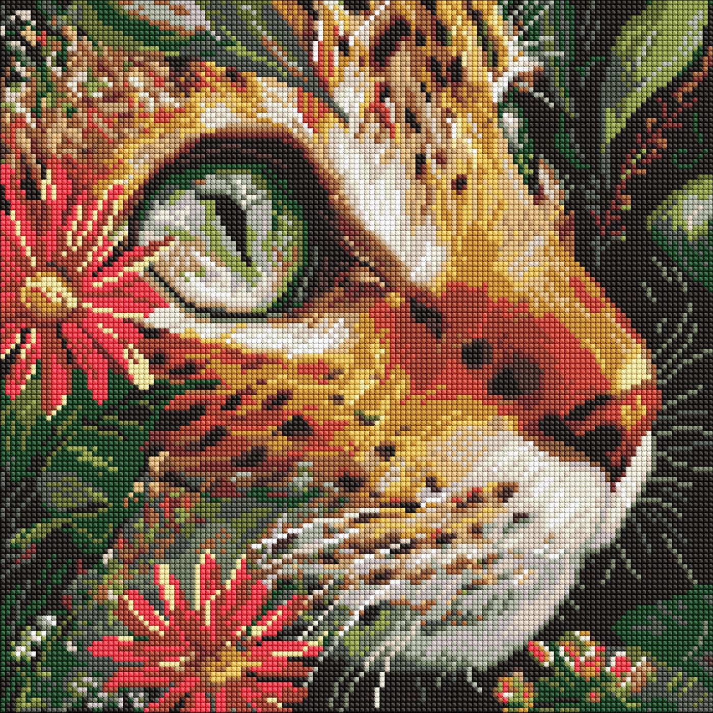 Алмазна мозаїка 40х40 см Бездонні очі