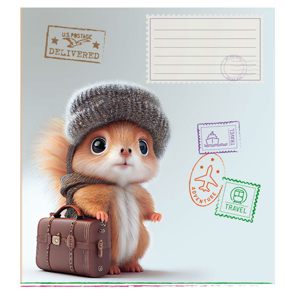 Тетрадь 12 л линия 901 Путешественники 2025 уни