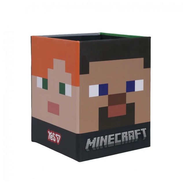 Підставка для ручок квадратна Yes Minecraft картон