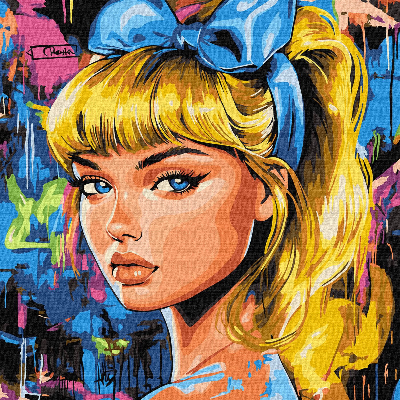 Картина за номерами 40×40 см Сучасна Попелюшка