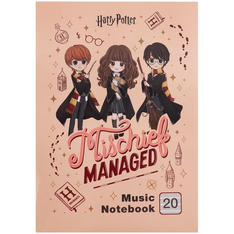 Зошит для нот А4 20 арк Harry Potter