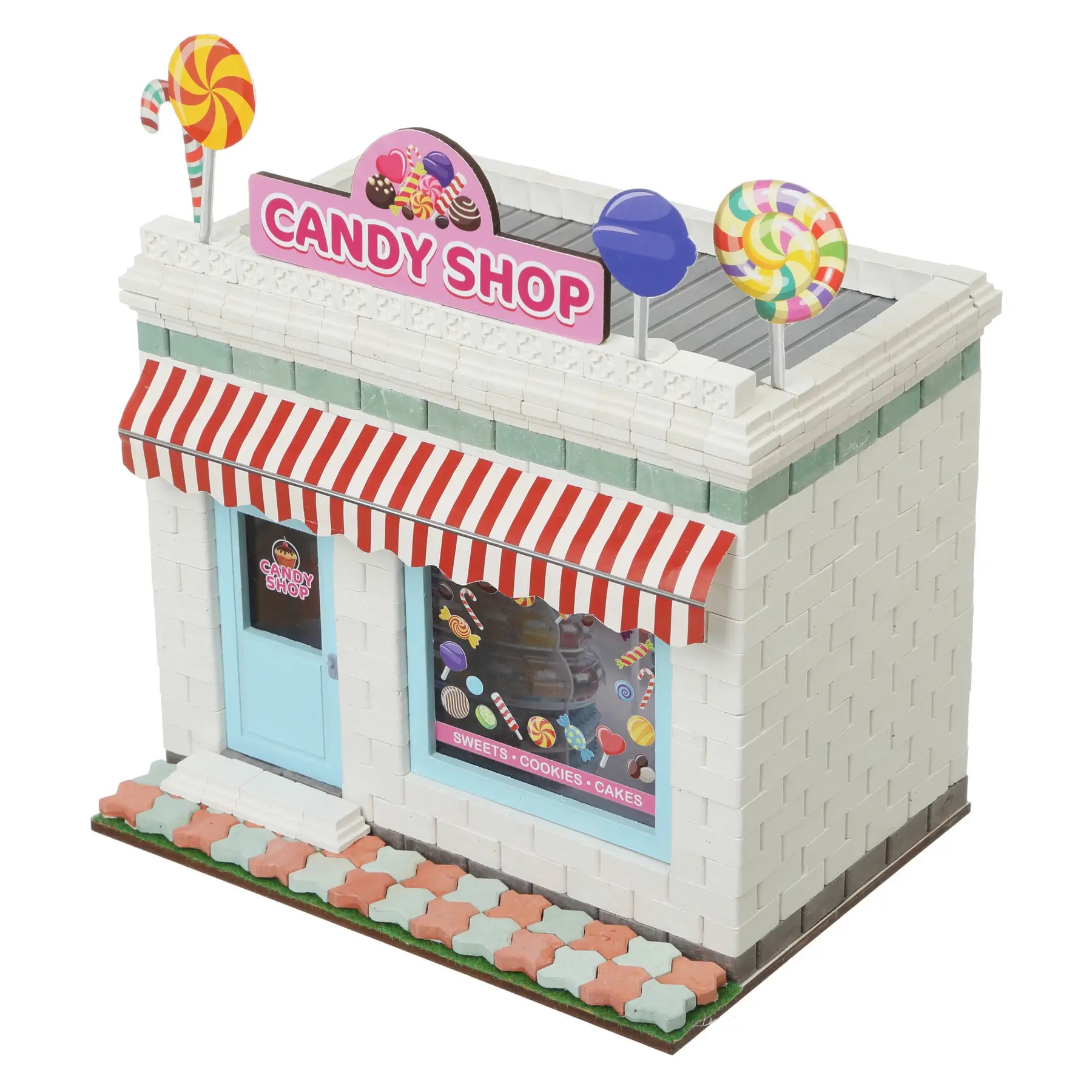 Конструктор з керамічної цеглинок "Магазин солодощів"