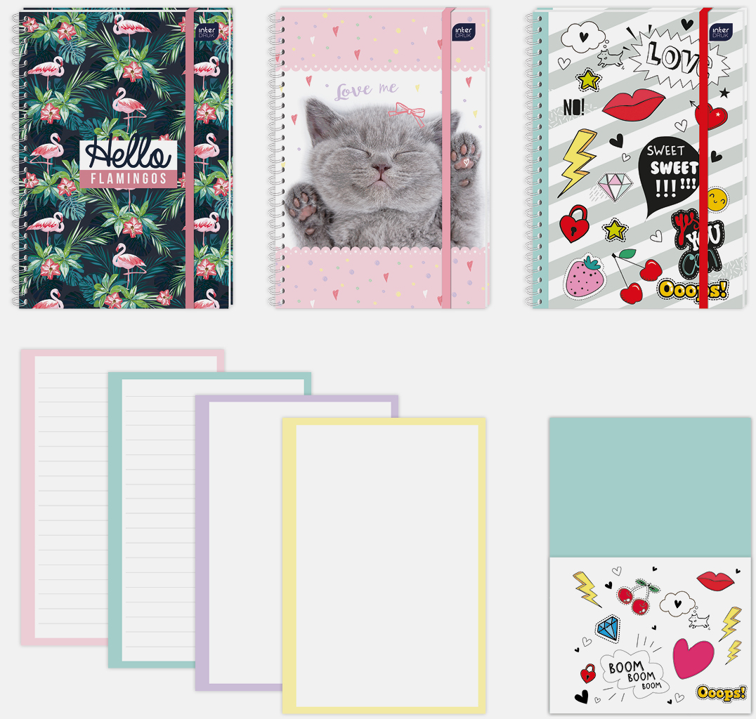 Блокнот на гумці А5 150 арк спираль лінія + без лініювання тв обкл