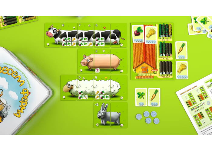 Игра настольная Моя веселая ферма