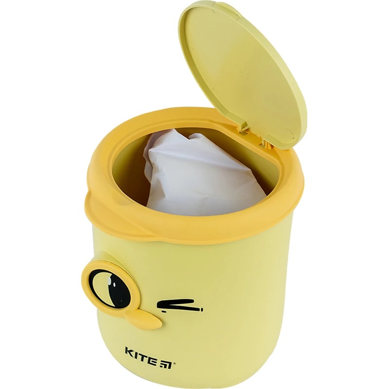 Контейнер настольный для мусора Kite, желтый