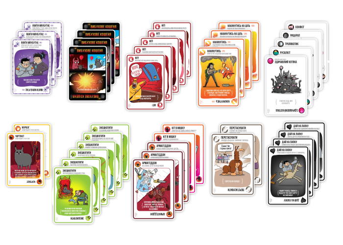 Гра настільна Вибухові кошенята: Добро і Зло