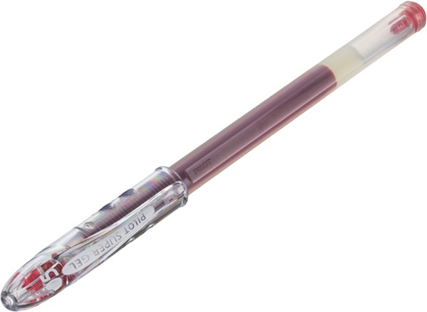 Ручка гелева Pilot BL-SG-5-R Super Gel 0,5 червона