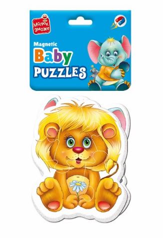 Пазлы магнитные Baby puzzle Зоопарк 2 шт