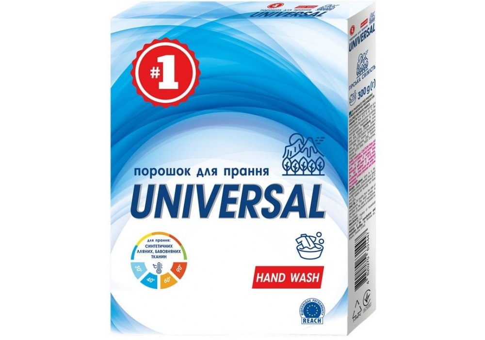 Порошок стиральный безфосфатный #1, ручной, 300г