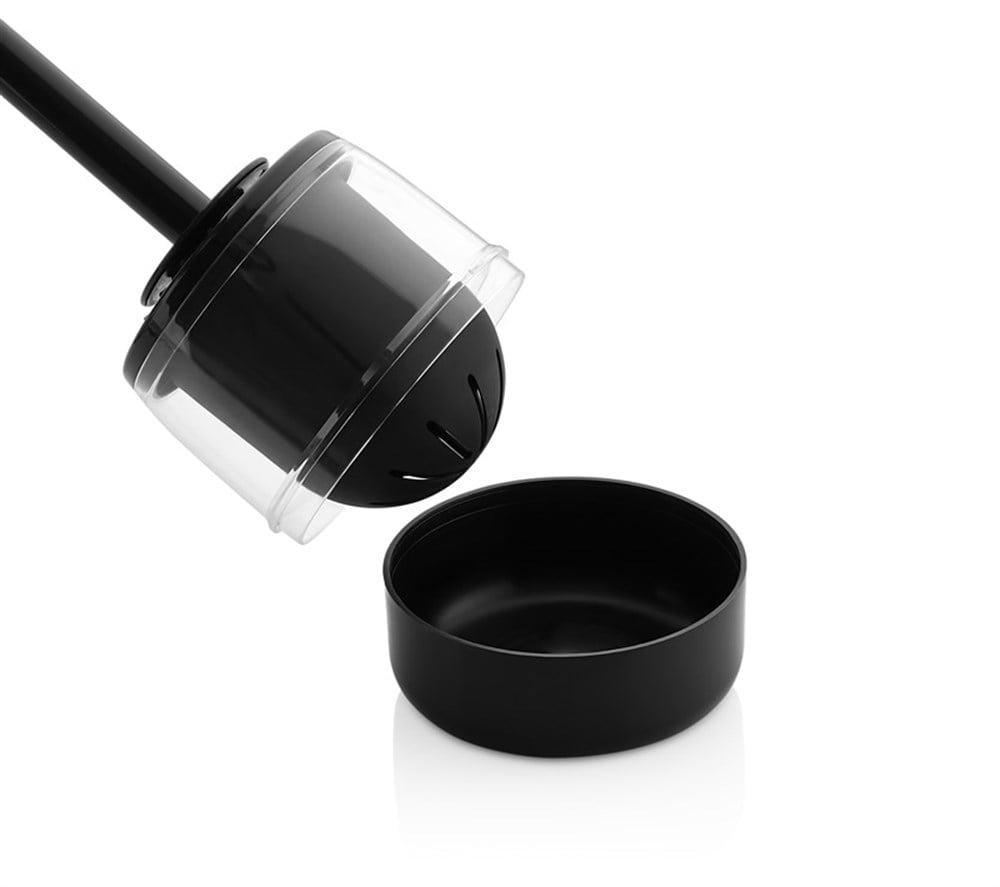 Щітка для унітазу силіконова RULOPAK кругла, чорна