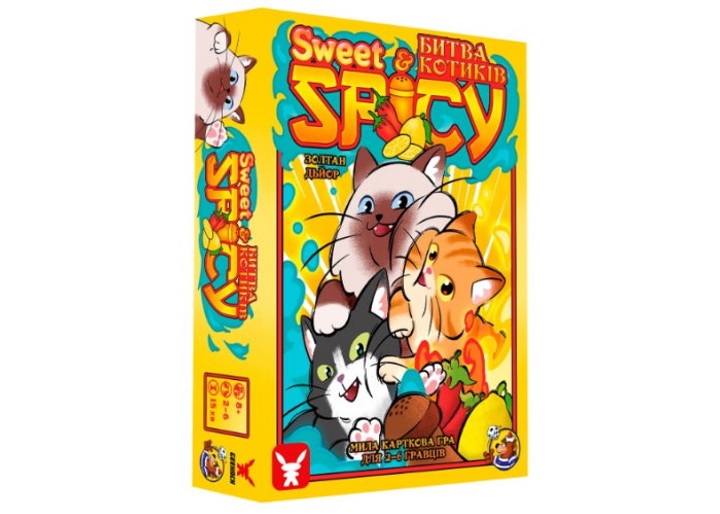 Гра настільна Sweet & Spicy. Битва котиків