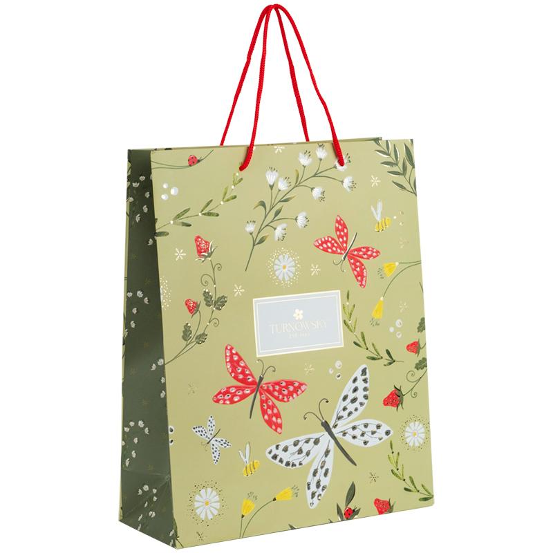 Паперовий подарунковий пакет, 26х32см, TR, Secret Garden 2