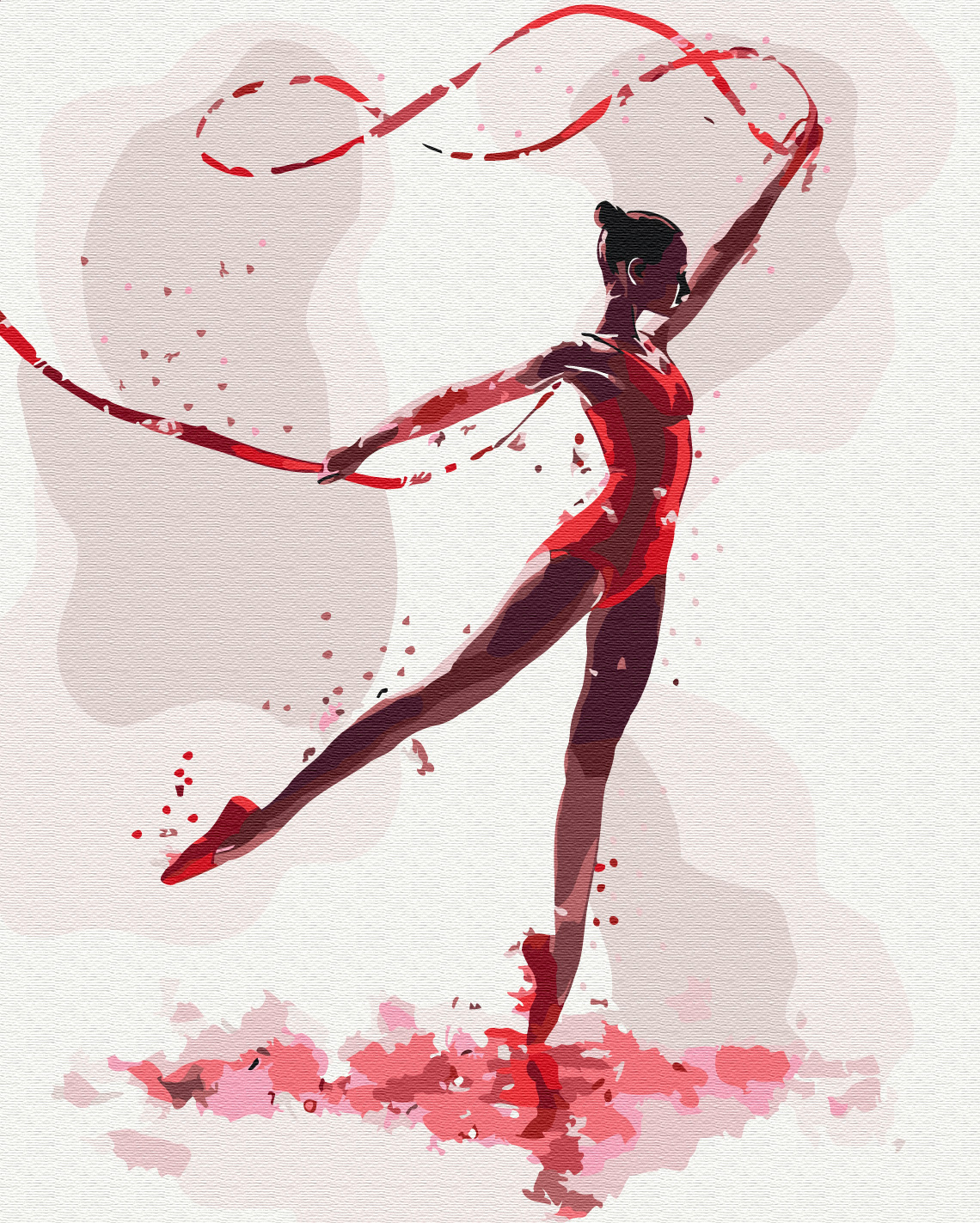 Картина за номерами 40x50 см Чарівна гімнастка