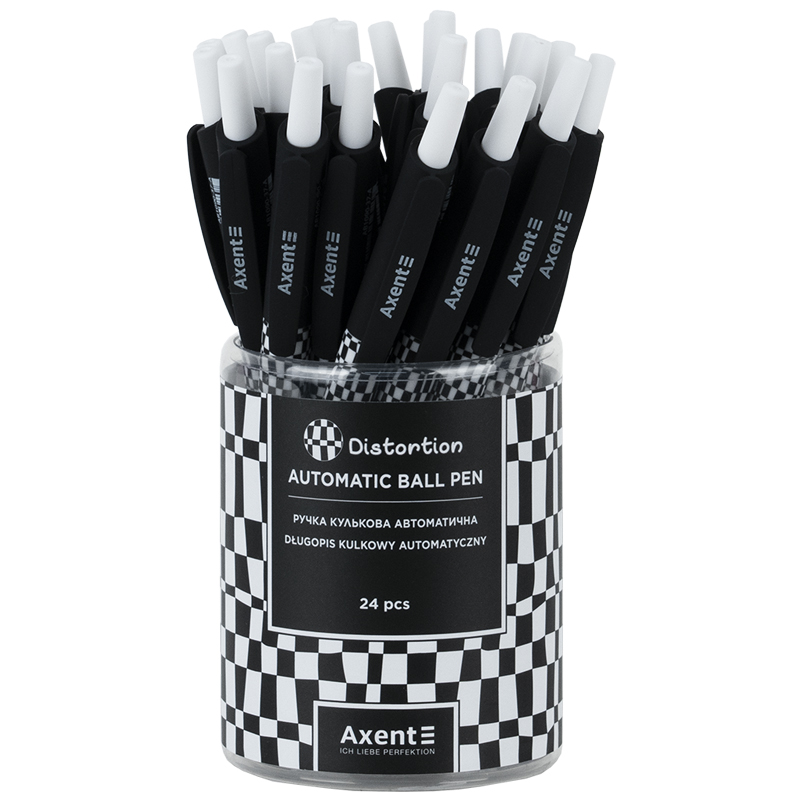 Ручка шариковая автомат Axent Distortion 0,5 синяя