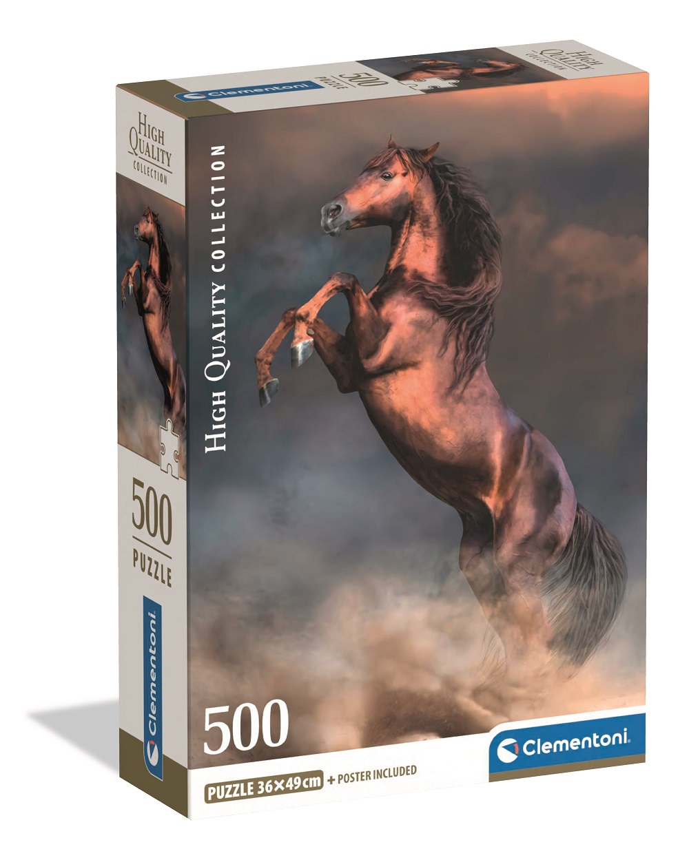 Пазлы 500 элм. - Дикий рудий кінь (35595)