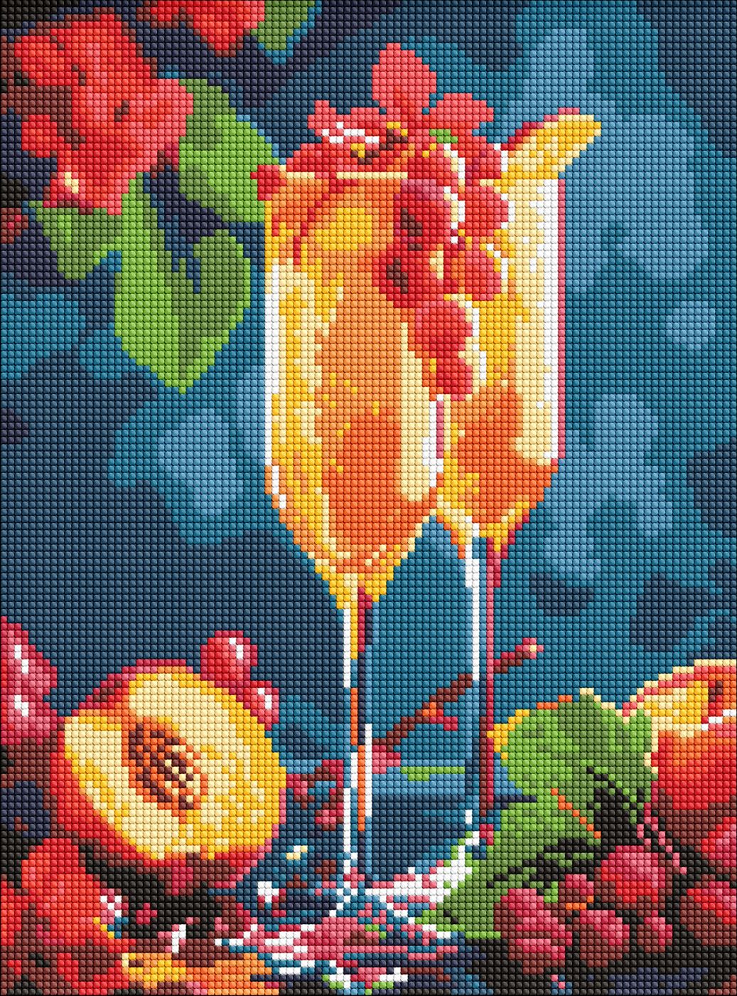 Алмазная мозаика 30×40 см Игристое наслаждение