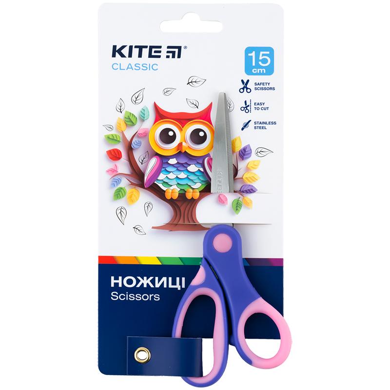 Ножницы детские 15 см Kite Classic 1 резин.вставки