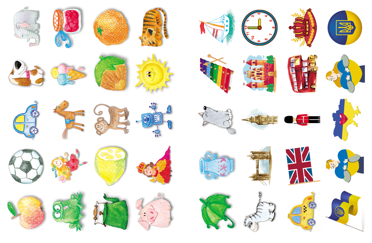 Прописи Мініпрописи з наліпками Пишу англійською по клітинках